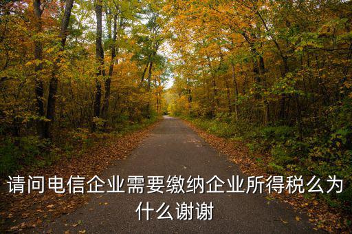 電信服務(wù)交什么稅，請(qǐng)問電信企業(yè)需要繳納企業(yè)所得稅么為什么謝謝