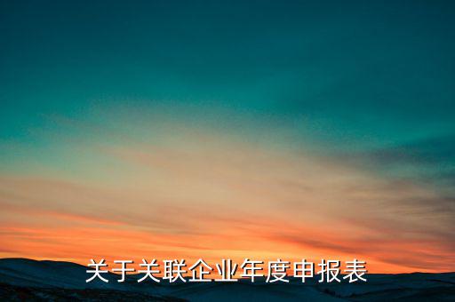 什么是關(guān)聯(lián)申報表，小規(guī)模納稅人2013年年報年度關(guān)聯(lián)企業(yè)申報表怎么填