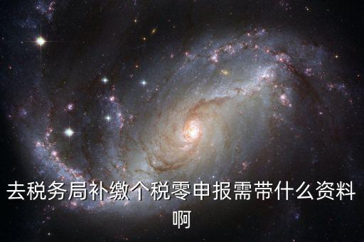 補(bǔ)繳個(gè)稅需要什么資料，去稅務(wù)局補(bǔ)繳個(gè)稅零申報(bào)需帶什么資料啊
