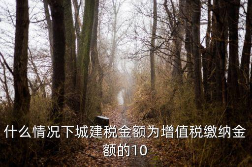 什么情況下交城建稅，什么情況下要繳納城市建設(shè)稅
