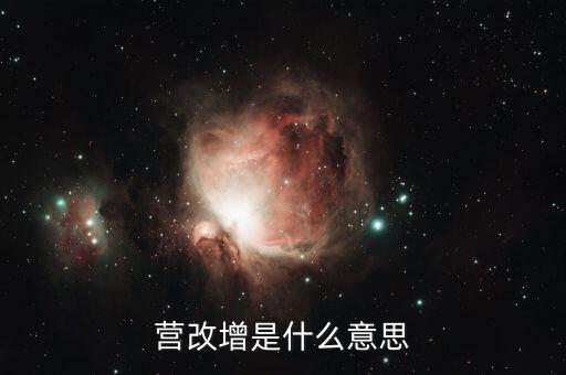 贏改增什么意思，營改增的意思