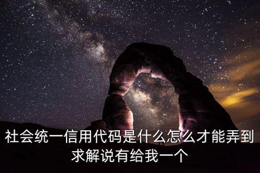 社會信息用代碼是什么樣的，深圳碼統(tǒng)一社會信用代碼是什么