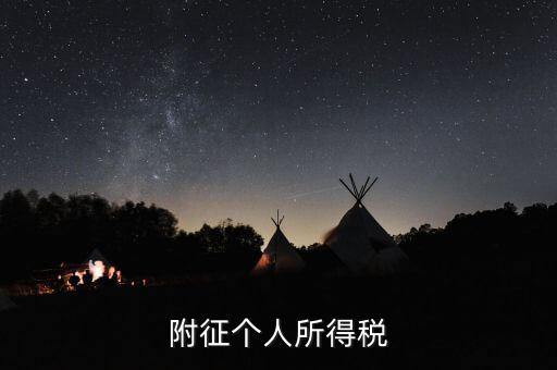個人所得稅附征率是什么，什么是所得稅附征率