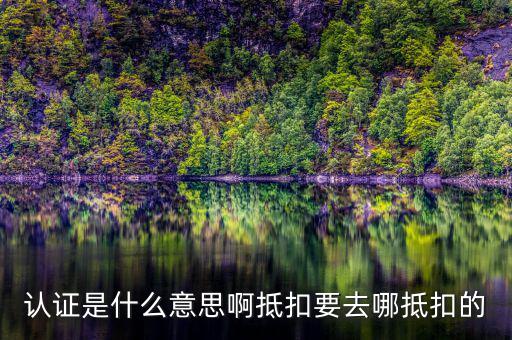 什么是發(fā)票認(rèn)證抵扣，發(fā)票認(rèn)證是什么意思