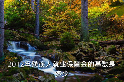 殘疾保障金按什么做基數(shù)，殘疾人保證金的基數(shù)包括勞務(wù)和稿酬么