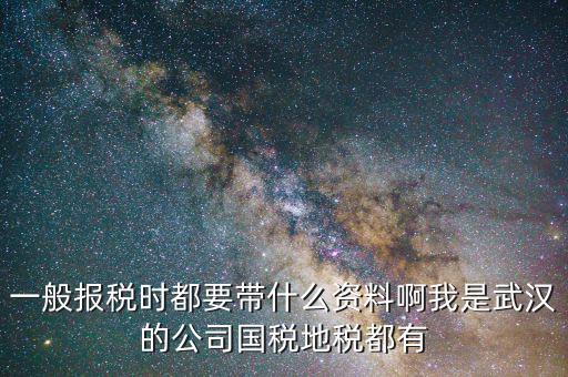 武漢國稅年報(bào)是什么，武漢市地稅國稅報(bào)稅截至日期分別是什么時(shí)候