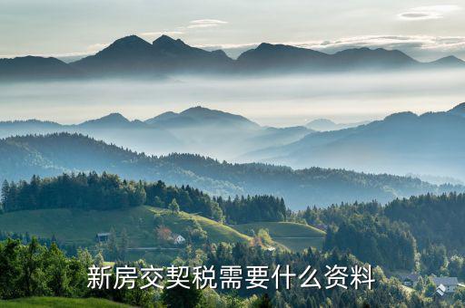 房屋交稅需要什么材料，單位繳納房產(chǎn)稅要帶什么資料