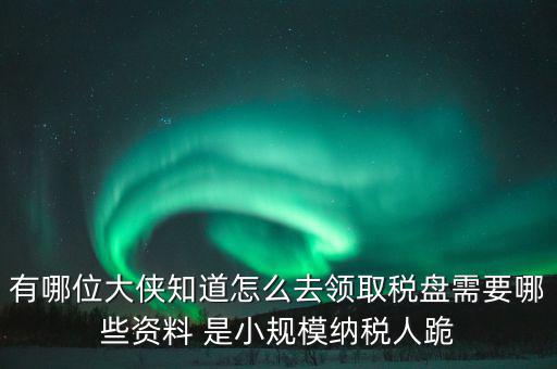 稅盤開通要什么資料，去稅務(wù)局辦理稅控盤需要什么資料流程怎么走呢