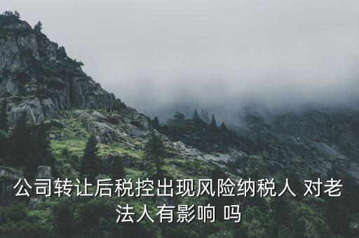 風(fēng)險(xiǎn)納稅人 有什么后果，公司轉(zhuǎn)讓后稅控出現(xiàn)風(fēng)險(xiǎn)納稅人 對(duì)老法人有影響 嗎