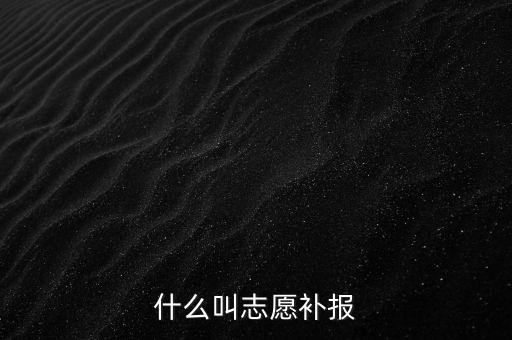 什么叫補(bǔ)申報，什么叫補(bǔ)充申報