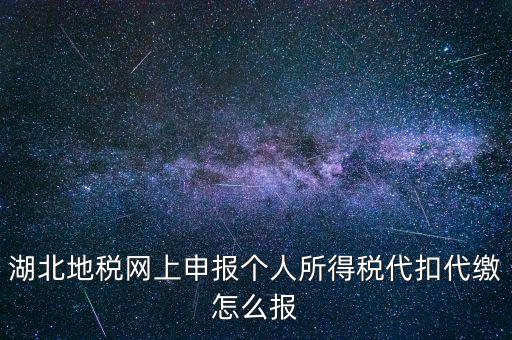 湖北地稅如何網(wǎng)上申報(bào)，湖北省地稅新的報(bào)稅系統(tǒng)里核定的公司稅種在申報(bào)表里面沒(méi)有看