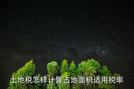 土地使用稅面積如何確定，城鎮(zhèn)土地使用稅面積如何計算