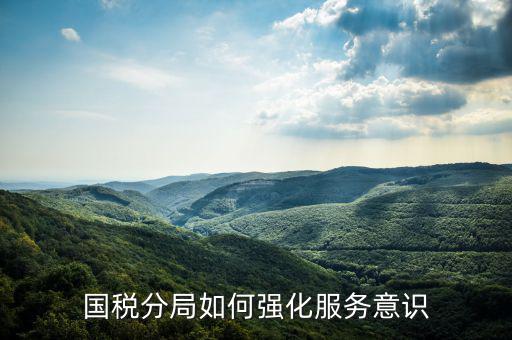 稅務(wù)部門如何做好禮儀服務(wù)，國(guó)稅分局如何強(qiáng)化服務(wù)意識(shí)