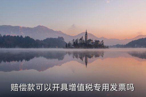 收客戶賠償金如何開票，賠償款可以開具增值稅專用發(fā)票嗎