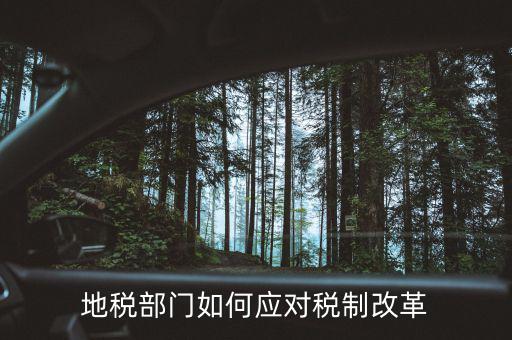 如何對付地稅，地稅部門如何應對稅制改革