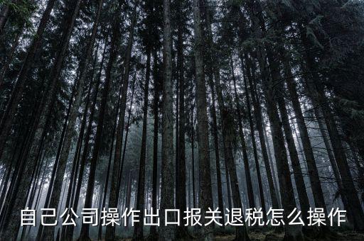 如何根據(jù)報關(guān)單退稅，報關(guān)到退稅的流程是怎樣的