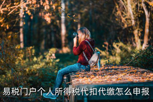 代扣個人所得稅如何申報，易稅門戶個人所得稅代扣代繳怎么申報