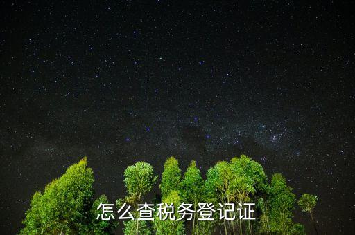 如何查詢企業(yè)稅務(wù)登記證號(hào)，公司的稅務(wù)登記證號(hào)怎么查詢