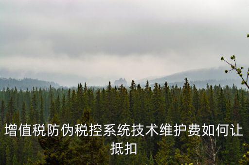 稅控維護(hù)費(fèi)如何抵稅，稅控維護(hù)費(fèi)抵扣問(wèn)題