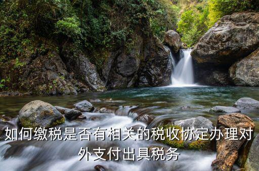 如何查詢是否有稅收協(xié)定，如何繳稅是否有相關(guān)的稅收協(xié)定辦理對外支付出具稅務(wù)