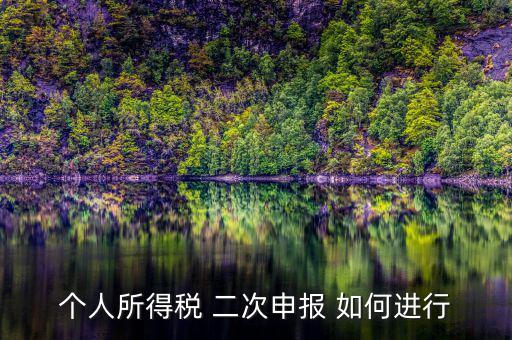 如何進(jìn)行第二期納稅申報(bào)，二次申報(bào)納稅怎么處理