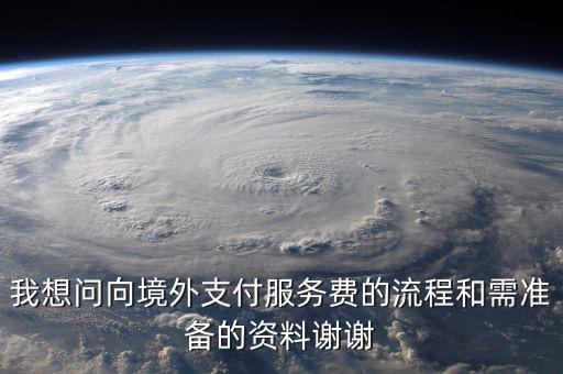 支付境外勞務(wù)費如何備案，我想問向境外支付服務(wù)費的流程和需準(zhǔn)備的資料謝謝
