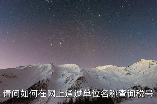 企業(yè)稅號如何查詢系統(tǒng)，怎么在網(wǎng)上查企業(yè)稅號