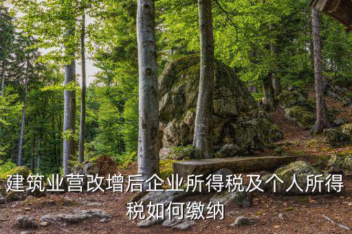 營(yíng)改增后企業(yè)所得稅如何繳納，營(yíng)改增后施工企業(yè)所得稅怎樣繳