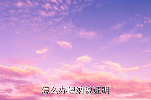 如何打印國稅納稅證明，打印納稅證明怎么個流程
