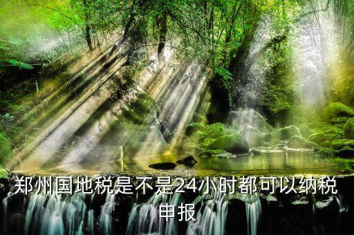 鄭州如何進(jìn)行地稅網(wǎng)上申報(bào)，鄭州國(guó)地稅是不是24小時(shí)都可以納稅申報(bào)