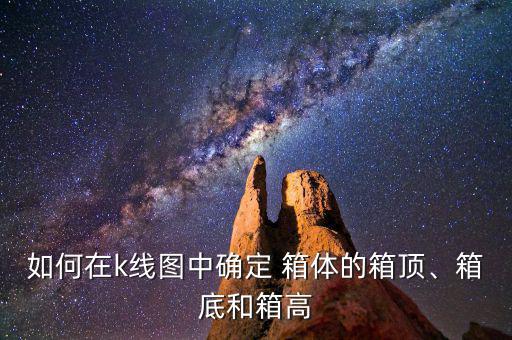 如何在k線圖中確定 箱體的箱頂、箱底和箱高