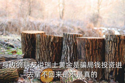 瑞士黃金到底是什么，朋友都在做瑞士黃金 真的賺錢嗎