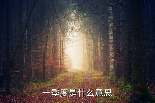 每一季度是什么意思，每季度什么意思