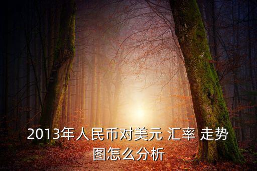 2013年人民幣對(duì)美元 匯率 走勢圖怎么分析