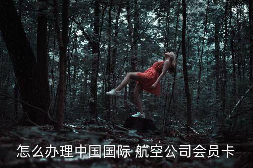 怎么辦理中國國際 航空公司會(huì)員卡