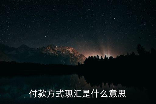 現(xiàn)匯金額是什么意思，招行自動(dòng)還款中現(xiàn)匯是什么意思