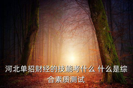 財(cái)經(jīng)素養(yǎng)考什么，春季高考財(cái)經(jīng)基礎(chǔ)理論和專業(yè)基礎(chǔ)技能考什么