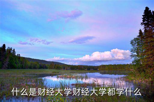 中國財(cái)經(jīng)大學(xué)是干什么的，財(cái)經(jīng)大學(xué)是學(xué)什么的