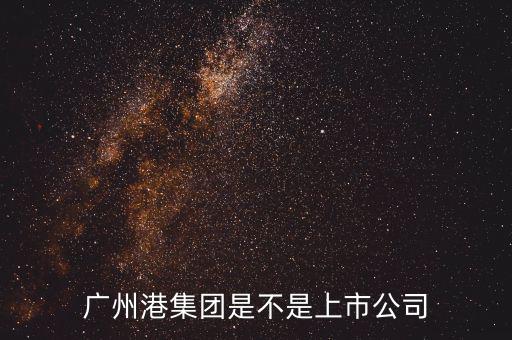 廣州港集團(tuán)什么時(shí)候上市，廣州港集團(tuán)是不是上市公司