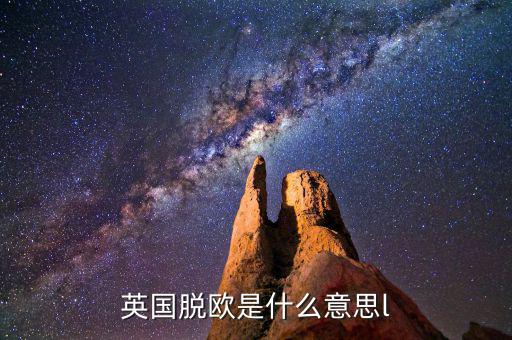 英國(guó)公投什么意思，英國(guó)脫歐是什么意思l