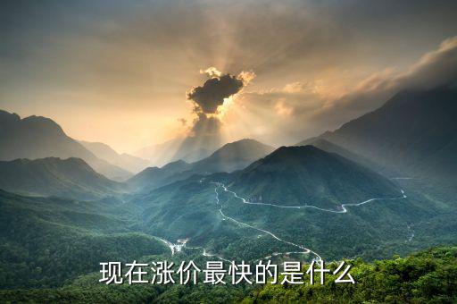 什么漲價(jià)快，大家猜猜看 什么東西會(huì)漲價(jià)的很快