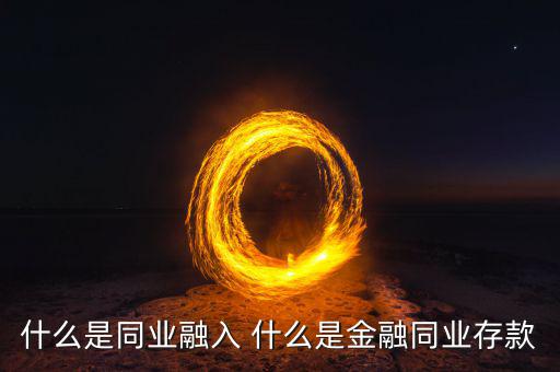同業(yè)金融是什么意思，什么是同業(yè)融入 什么是金融同業(yè)存款