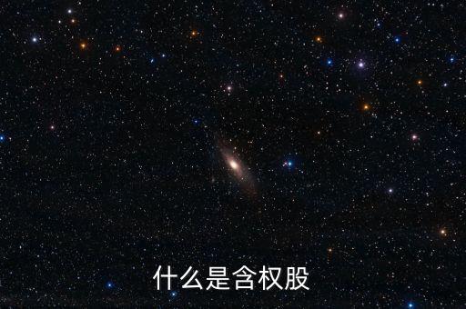 什么是含權(quán)股，請(qǐng)問(wèn)什么叫含權(quán)的股票