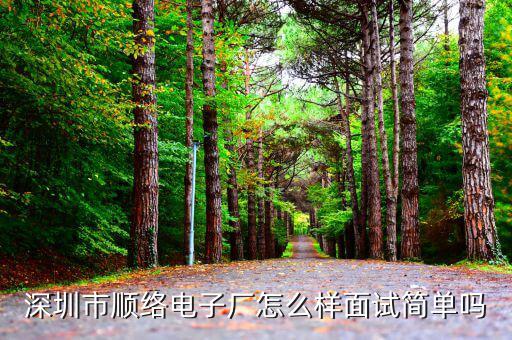 順絡(luò)電子是做什么的，深圳市順絡(luò)電子廠怎么樣面試簡單嗎