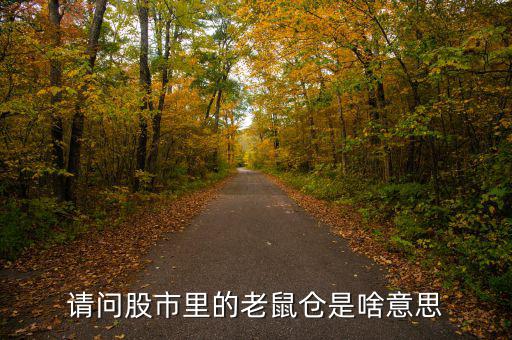 股市老鼠倉什么意思，股票 老鼠倉是什么意思