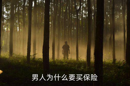 男人為什么買保險(xiǎn)，男人買保險(xiǎn)的理由