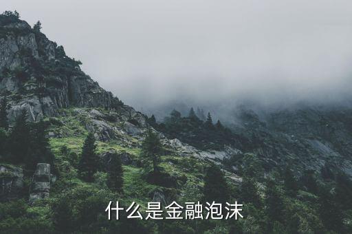 金融行業(yè)泡沫多是什么意思，甚么是金融市場的泡沫現(xiàn)象