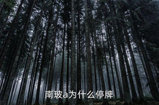 南玻a為什么停牌，有誰(shuí)知道南玻a這次停牌什么時(shí)候才開(kāi)盤