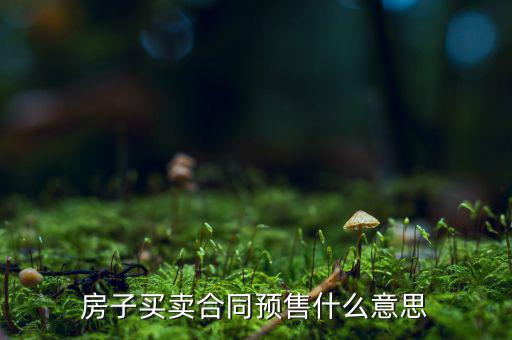 什么是商品房預售回購，商品房回購面積是什么意思