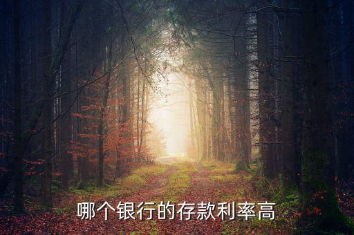 錢(qián)存什么銀行利息高，哪個(gè)銀行的存款利率高